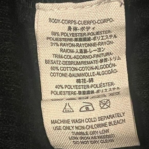 We The Free FP Cozy Up Thermal Henley Black Sz L - Picture 6 of 6